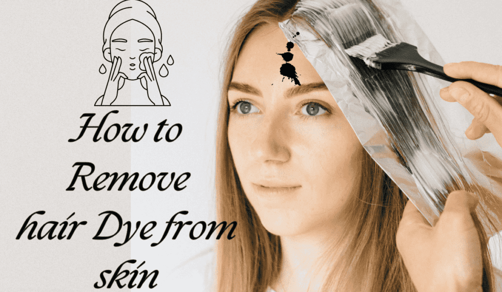 remove hair dye from skin